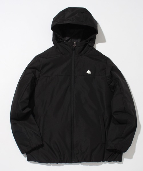 LOGOS park」 マウンテンパーカー M ベージュ×ブラック レディース