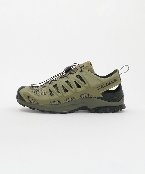XA プロ 3D Amphib スニーカー SALOMON XA Pro 3D Amphib メッシュ スニーカー ラバートリム