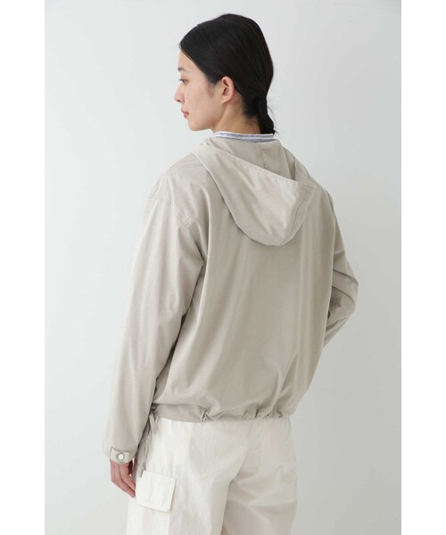 「human woman」 プルオーバーパーカー MEDIUM ベージュ系その他2 レディース
