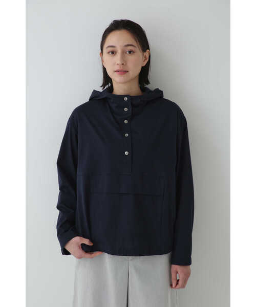 「human woman」 プルオーバーパーカー MEDIUM ベージュ系その他2 レディース