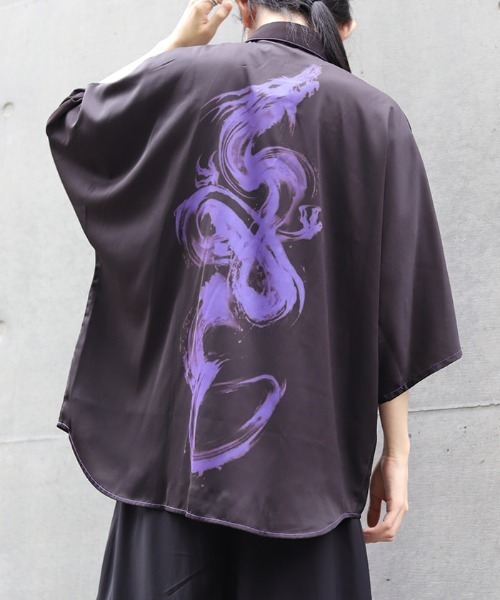axes femme REZEN リゼン 昇龍プリント半袖シャツ M axes femme REZEN リゼン 昇龍プリント半袖シャツ M - メルカリ
