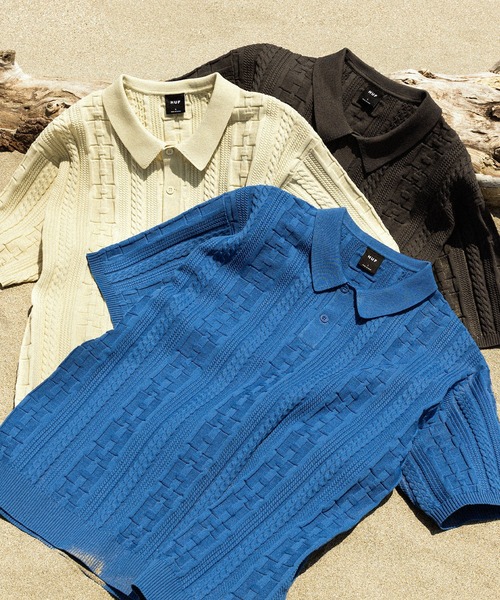 HUF ポロシャツ POLO TOP / 半袖ポロ メンズ レディース