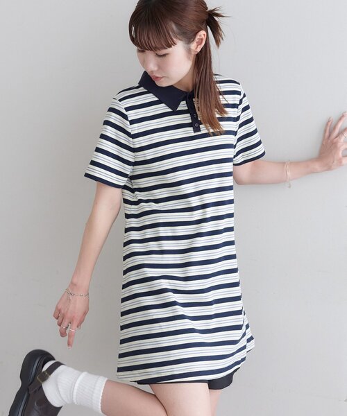 Bibiy B. SQUARE OP ボーダーワンピース 完売/正規品】bibiy B. SQUARE OP ボーダーワンピース - メルカリ