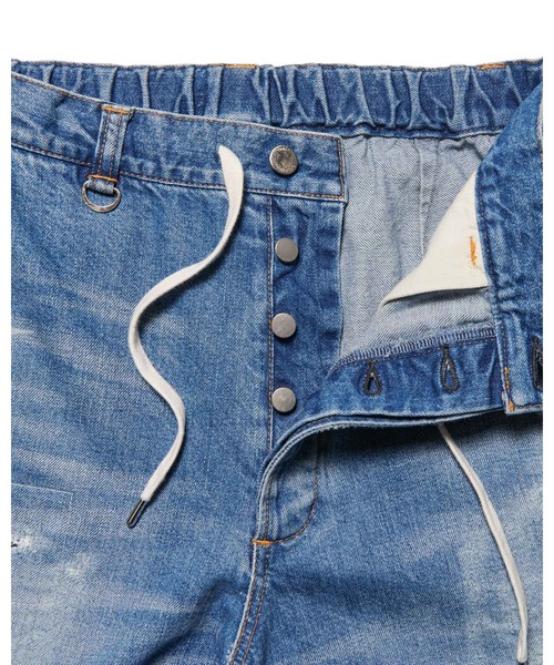 ワイドパンツ ジーンズ PATCHWORKED DENIM WIDE-FITJEANS メンズ レディースの画像