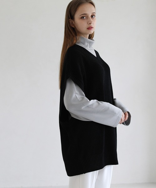 LILL（リル） ノースリーブニット S グレー メンズ : ZOZOTOWN Yahoo