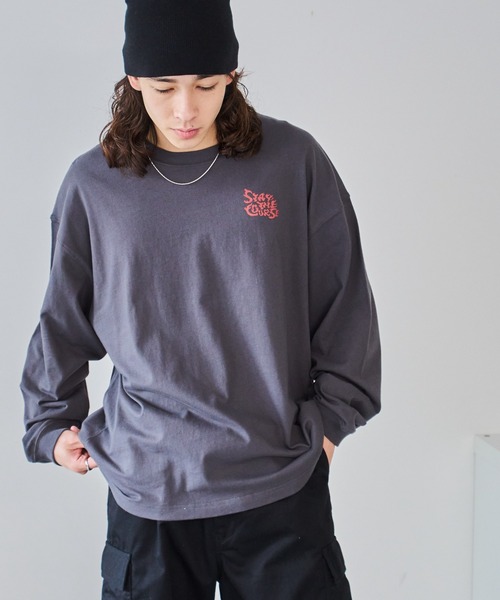 「WEGO」 長袖Tシャツ MEDIUM ホワイト メンズ