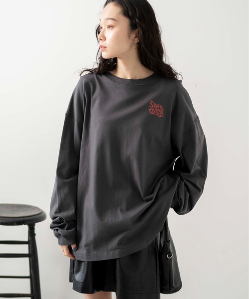 「WEGO」 長袖Tシャツ MEDIUM ホワイト メンズ
