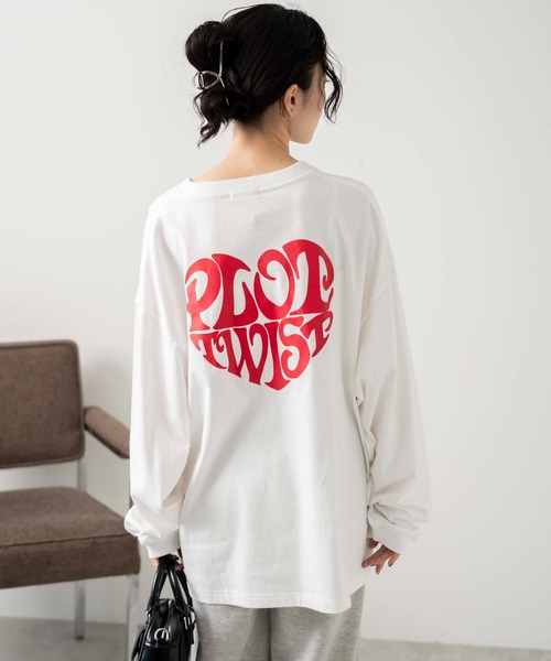 「WEGO」 長袖Tシャツ MEDIUM ホワイト メンズ