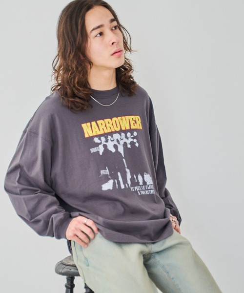 「WEGO」 長袖Tシャツ MEDIUM ホワイト メンズ