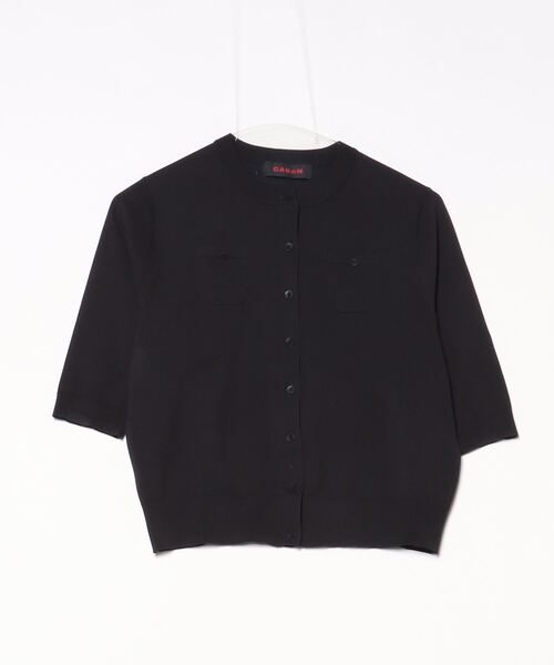 CABaN カーディガン　S ブラック CABaN 「CABaN」 7分袖ニットカーディガン S ブラック