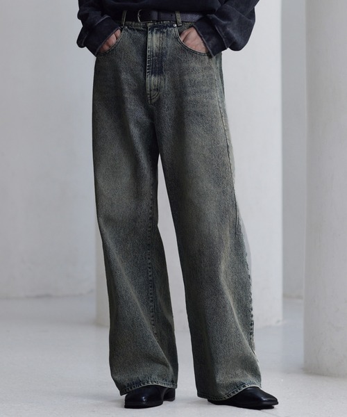 CLEL（クレイル） ジーンズ 「CLEL」Relief Straight Denim Pants
