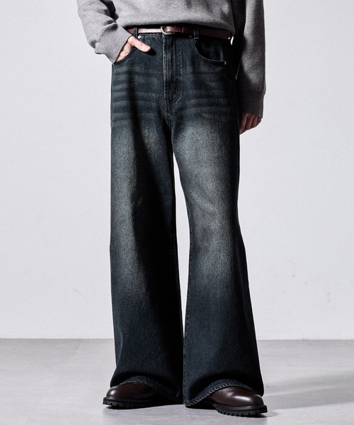 CLEL（クレイル） ジーンズ 「CLEL」Relief Straight Denim Pants
