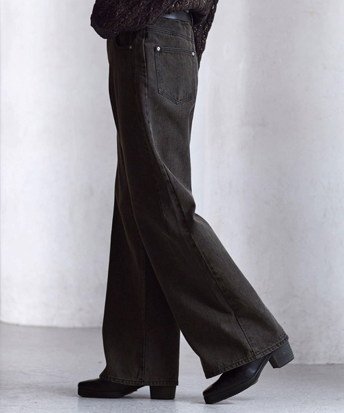CLEL（クレイル） ジーンズ 「CLEL」Relief Straight Denim Pants