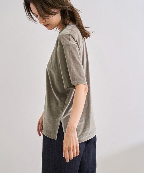 ROPE'（ロペ） tシャツ シアーベロアTシャツ/イージーケア レディース