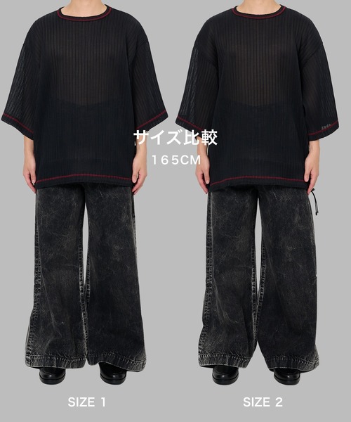 SHAREEF（シャリーフ） tシャツ 「SHAREEF」SHEER CODE TEE メンズ