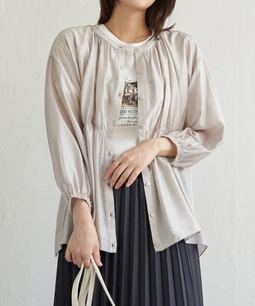 ⭐︎1剤16本　2剤2本 ikka ブラウス シャツ 「お得だ値」シアシャーリングブラウス