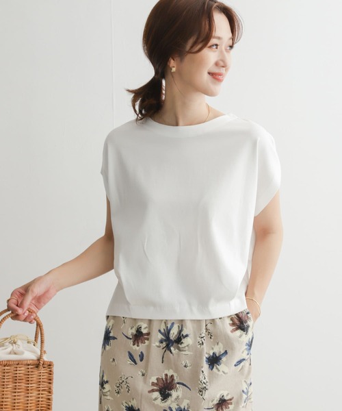 「URBAN RESEARCH DOORS」 半袖カットソー MEDIUM パープル レディース