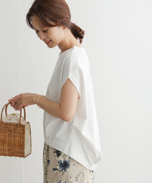 「URBAN RESEARCH DOORS」 半袖カットソー MEDIUM パープル レディース