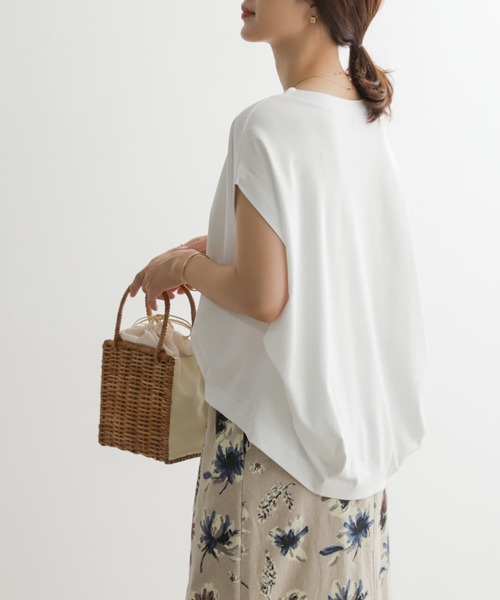 「URBAN RESEARCH DOORS」 半袖カットソー MEDIUM パープル レディース