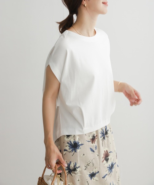「URBAN RESEARCH DOORS」 半袖カットソー MEDIUM パープル レディース