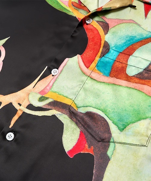 Nujabes「phorical アロハシャツ」Lサイズ YEN TOWN MARKET シャツ 「Nujabes」 ヌジャベス Metaphorical