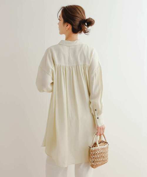 「URBAN RESEARCH DOORS」 長(zhǎng)袖チュニック MEDIUM アイボリー レディース