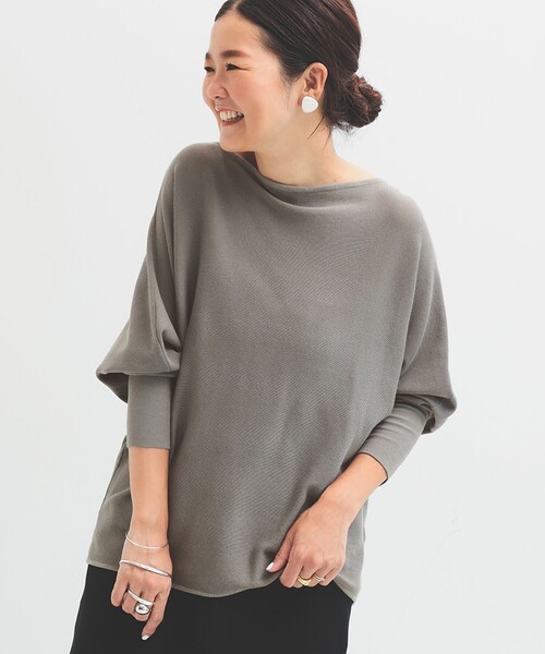 ニット セーター ボートネック レディ ニット.M レディース
