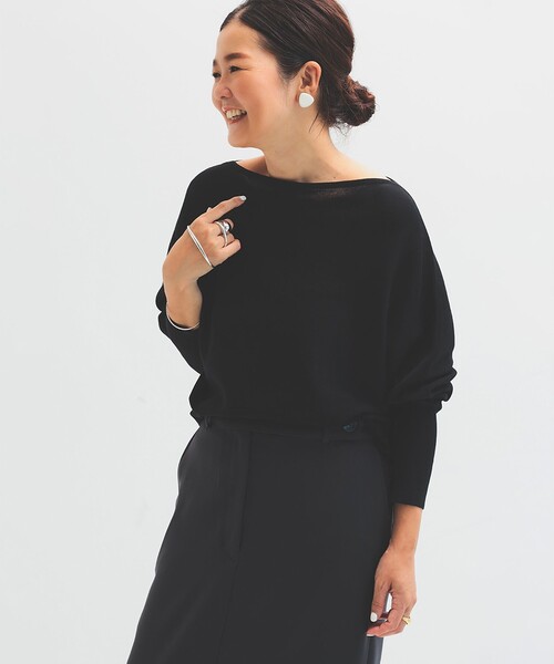 短期間値下げ　ボートネック レディ ニット .M ￥22,000（税込） Demi-Luxe BEAMS（デミルクス ビームス） ニット セーター ボート