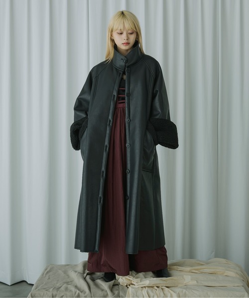 Ezick コート FREE ボルドー レディース : ZOZOTOWN Yahoo!店 - 通販