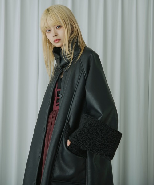 Ezick コート FREE ボルドー レディース : ZOZOTOWN Yahoo!店 - 通販