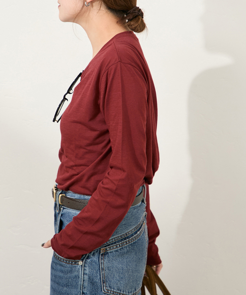 JOURNAL STANDARD tシャツ 「追加5」クルーネックシアーロングT
