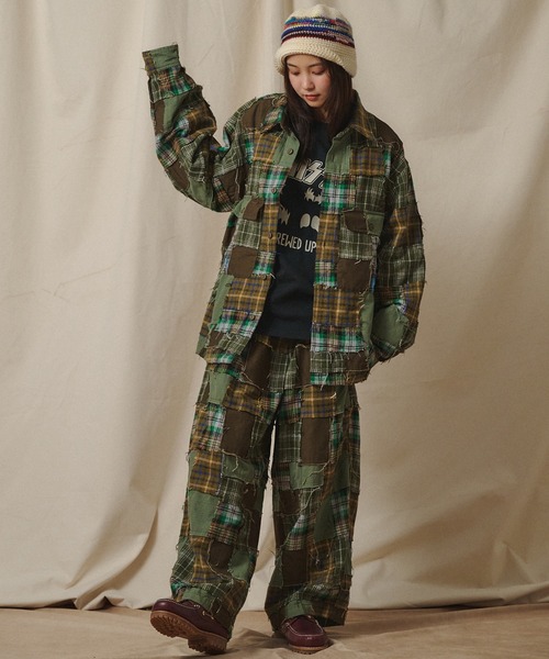 パンツ Universal Style Wear パッチワーク メンズ レディース