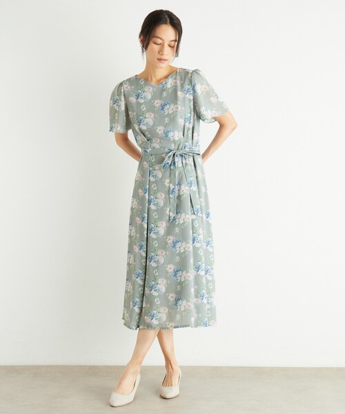 LAURA ASHLEY（ローラアシュレイ） ワンピース 「洗える／華やか見え