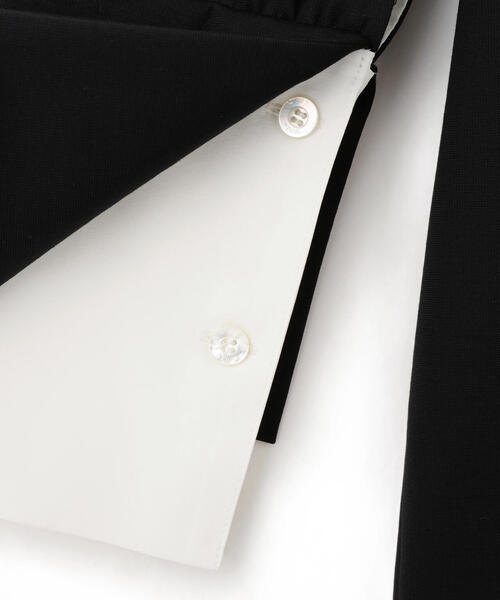 LE PHIL（ル フィル） ワンピース マットダンボールコンビワンピース