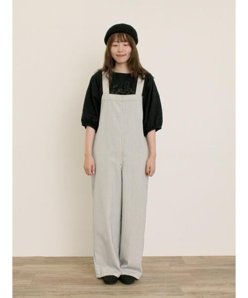 Samansa Mos2（サマンサモスモス） サロペット オーバーオール 刺繍