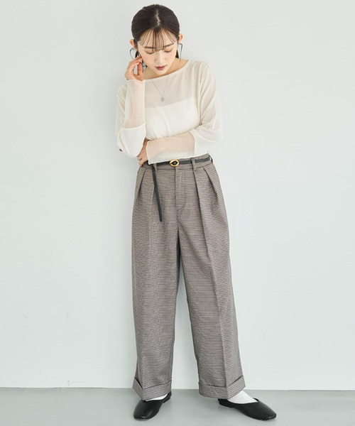 mil（ミル） スラックス パンツ 「セットアップ対応」 ダブルタック