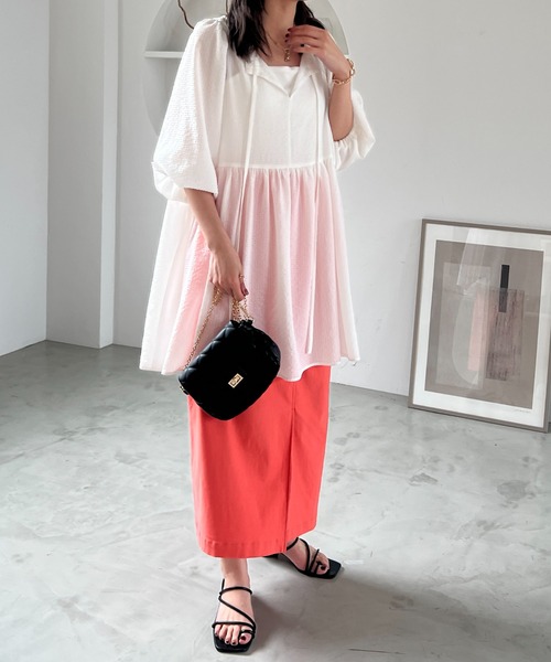 「un dix cors」 半袖ブラウス FREE ホワイト レディース_画像10