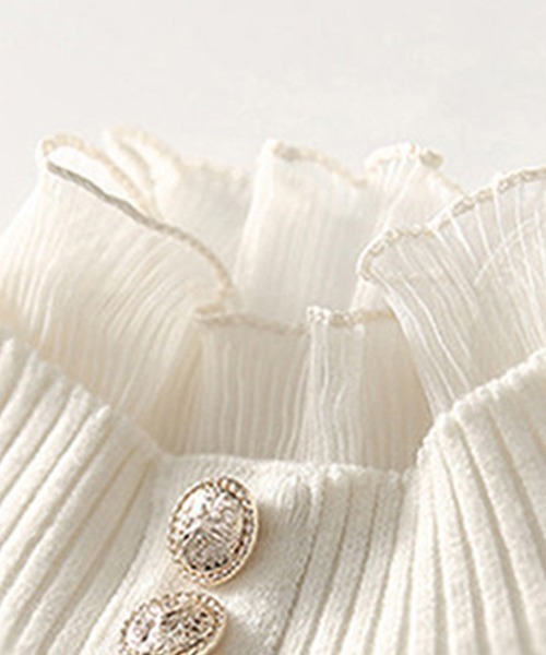 「Miniministore」 長袖ニット フリー モカ レディース_画像4