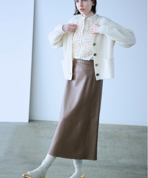 Marilyn Moon（マリリンムーン） ブラウス シャツ modern tuck frill