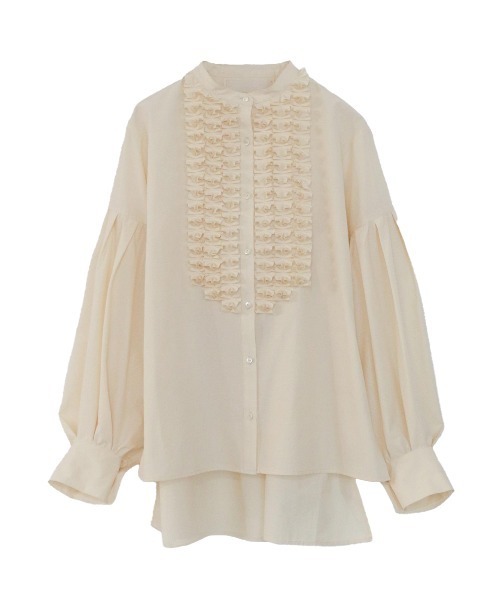 Marilyn Moon（マリリンムーン） ブラウス シャツ modern tuck frill