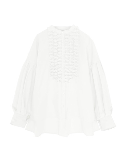 Marilyn Moon（マリリンムーン） ブラウス シャツ modern tuck frill