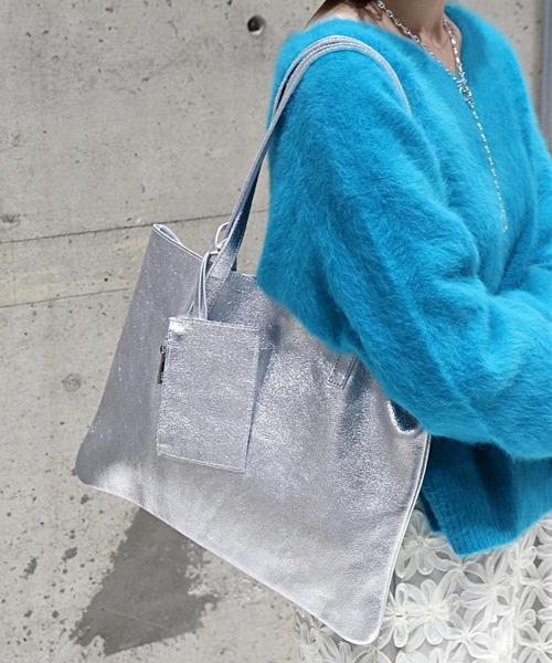 andrea cardone トートバッグ メタリックトートバッグ「andrea cardone