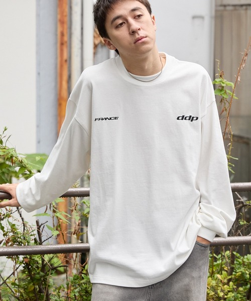 ddp（ディーディーピー） tシャツ 別注 サークルロゴ刺繍