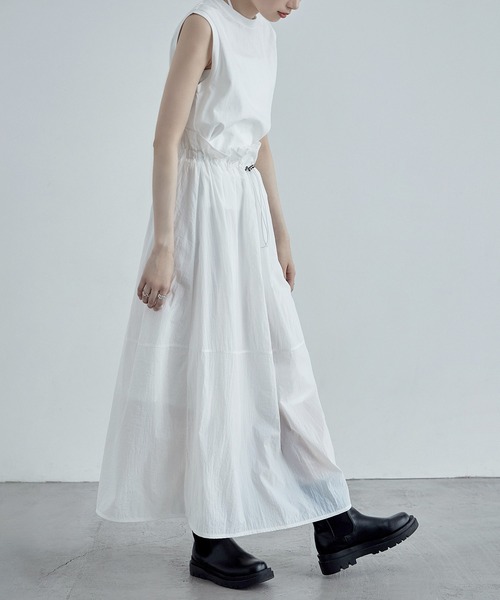 「etoll.」 ドッキングワンピース FREE ブラック レディース_画像3