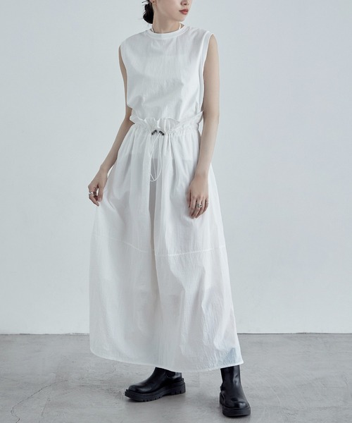 「etoll.」 ドッキングワンピース FREE ブラック レディース_画像7