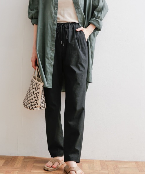 「URBAN RESEARCH DOORS」 イージーパンツ MEDIUM ライトベージュ レディース_画像2