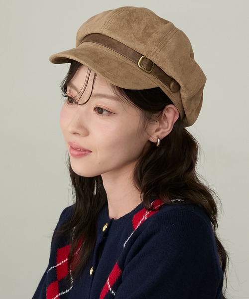 Cherir Mignon 帽子 キャスケット 「Cherir Mignon」ベルトデザイン