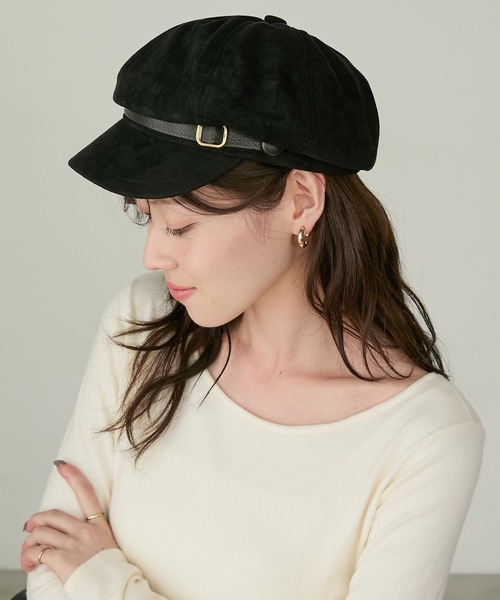 Cherir Mignon 帽子 キャスケット 「Cherir Mignon」ベルトデザイン