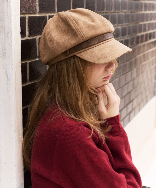 Cherir Mignon 帽子 キャスケット 「Cherir Mignon」ベルトデザイン