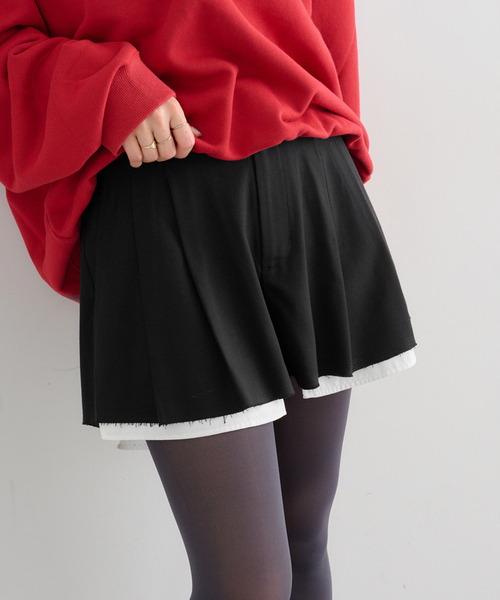 ユー バイ スピック＆スパン（U by SPICK&SPAN）/キュロットショートパンツ U by SPICK&SPAN（ユーバイスピックアンドスパン） パンツ キュロット